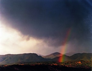 Rainbow over Desert Pass in the Sangre de Cristo Mountains