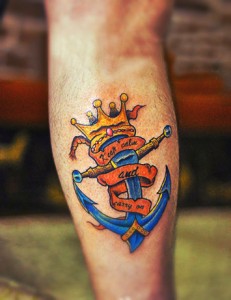 Crown & Anchor Tattoo