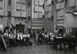 Burt Bacharach & orchestra, 'Alfie' sessions at Abbey Road Studio One, 1965